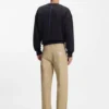 Baggy-fit trousers in stretch-cotton canvas