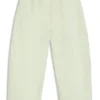 Balloon-leg trousers with elasticated waist
