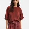 Balloon-sleeve sweatshirt in an oversized fit