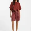 Balloon-sleeve sweatshirt in an oversized fit