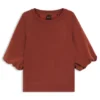 Balloon-sleeve sweatshirt in an oversized fit