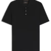 Basket-weave polo shirt in cotton