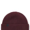BECKHAM x BOSS beanie hat in virgin wool and cashmere