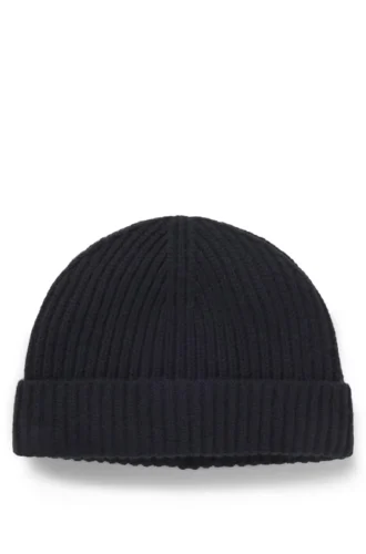 BECKHAM x BOSS beanie hat in virgin wool and cashmere