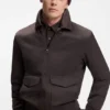 BECKHAM x BOSS beanie hat in virgin wool and cashmere