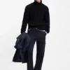 BECKHAM x BOSS cable-knit sweater in wool and cashmere BECKHAM x BOSS cable-knit sweater in wool and cashmere