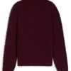 BECKHAM x BOSS cable-knit sweater in wool and cashmere BECKHAM x BOSS cable-knit sweater in wool and cashmere