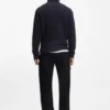 BECKHAM x BOSS cargo trousers in micro-patterned cotton BECKHAM x BOSS cargo trousers in micro-patterned cotton