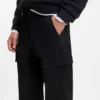 BECKHAM x BOSS cargo trousers in micro-patterned cotton BECKHAM x BOSS cargo trousers in micro-patterned cotton