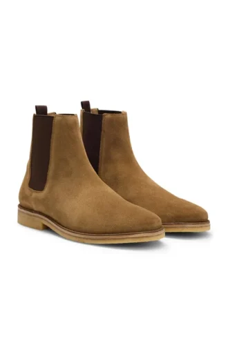 BECKHAM x BOSS Chelsea boots in suede