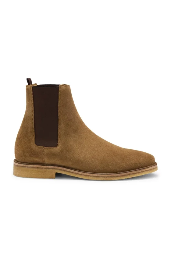 BECKHAM x BOSS Chelsea boots in suede BECKHAM x BOSS Chelsea boots in suede