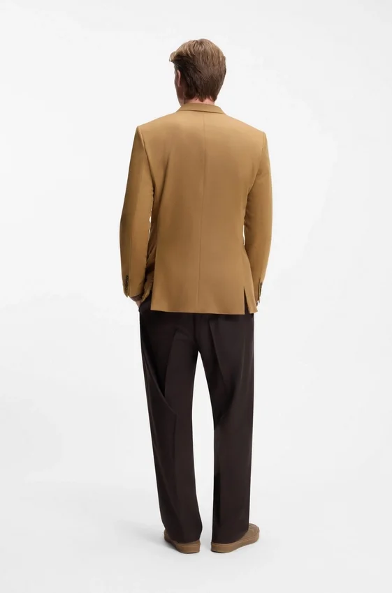 BECKHAM x BOSS double-breasted jacket in wool and cashmere BECKHAM x BOSS double-breasted jacket in wool and cashmere