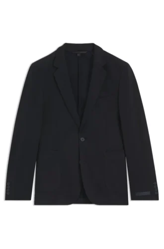 BECKHAM x BOSS jacket in a melange cotton blend