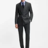 BECKHAM x BOSS jacket in checked virgin wool BECKHAM x BOSS jacket in checked virgin wool