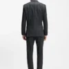 BECKHAM x BOSS jacket in checked virgin wool BECKHAM x BOSS jacket in checked virgin wool