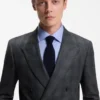 BECKHAM x BOSS jacket in checked virgin wool BECKHAM x BOSS jacket in checked virgin wool