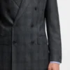 BECKHAM x BOSS jacket in checked virgin wool BECKHAM x BOSS jacket in checked virgin wool