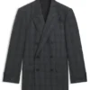 BECKHAM x BOSS jacket in checked virgin wool BECKHAM x BOSS jacket in checked virgin wool