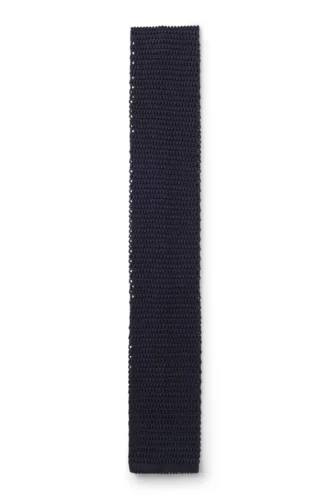 BECKHAM x BOSS knit tie in silk