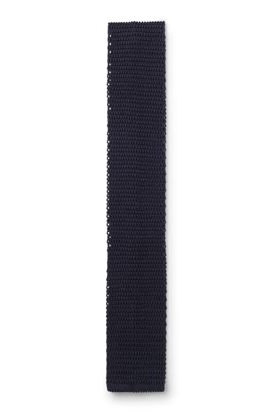 BECKHAM x BOSS knit tie in silk BECKHAM x BOSS knit tie in silk