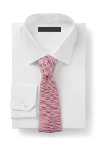 BECKHAM x BOSS knit tie in silk