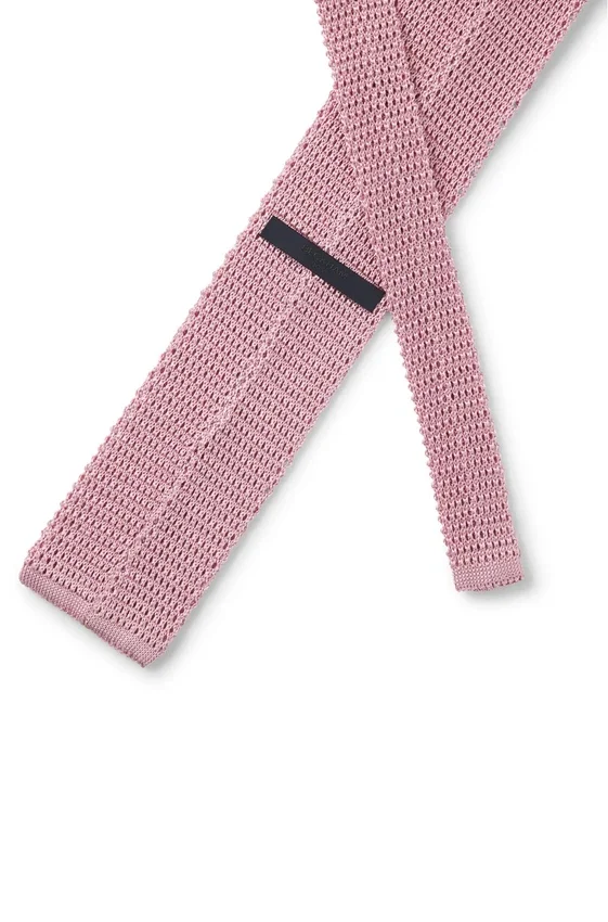 BECKHAM x BOSS knit tie in silk BECKHAM x BOSS knit tie in silk