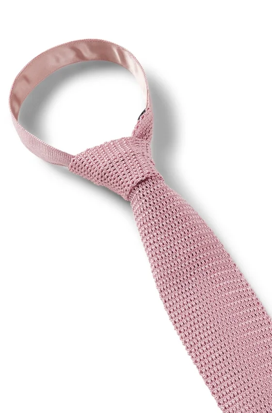 BECKHAM x BOSS knit tie in silk BECKHAM x BOSS knit tie in silk