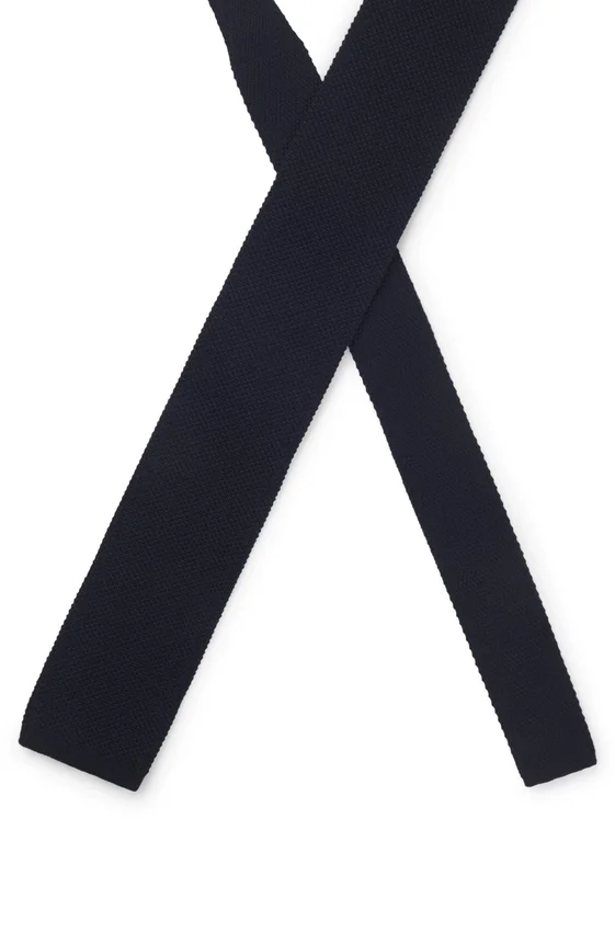 BECKHAM x BOSS knitted tie in wool BECKHAM x BOSS knitted tie in wool