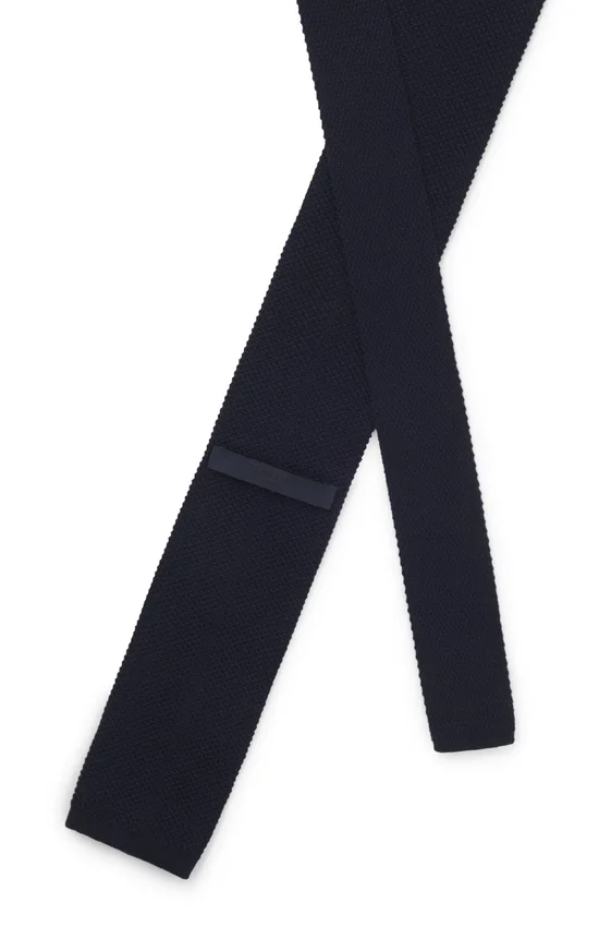 BECKHAM x BOSS knitted tie in wool BECKHAM x BOSS knitted tie in wool