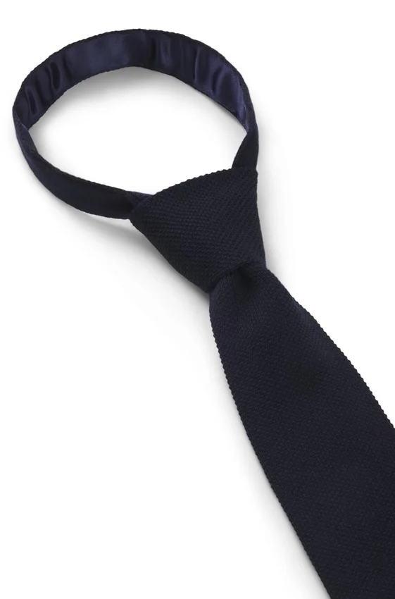 BECKHAM x BOSS knitted tie in wool BECKHAM x BOSS knitted tie in wool