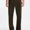 BECKHAM x BOSS micro-patterned trousers in cotton BECKHAM x BOSS micro-patterned trousers in cotton