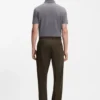 BECKHAM x BOSS micro-patterned trousers in cotton BECKHAM x BOSS micro-patterned trousers in cotton