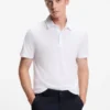 BECKHAM x BOSS polo shirt in cotton and silk