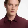 BECKHAM x BOSS polo shirt in cotton and silk