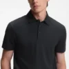BECKHAM x BOSS polo shirt in cotton and silk