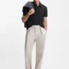 BECKHAM x BOSS polo shirt in cotton and silk