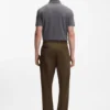 BECKHAM x BOSS polo shirt in cotton and silk