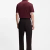 BECKHAM x BOSS polo shirt in cotton and silk