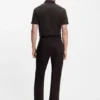 BECKHAM x BOSS polo shirt in cotton and silk