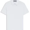 BECKHAM x BOSS polo shirt in cotton and silk