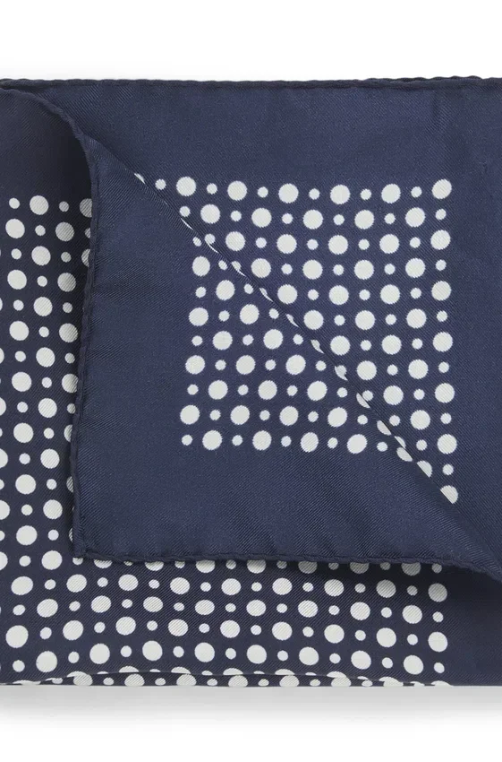 BECKHAM x BOSS printed silk pocket square BECKHAM x BOSS printed silk pocket square