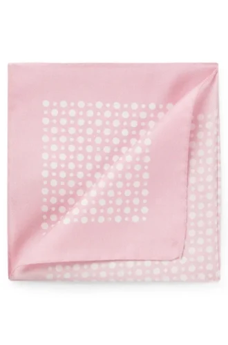 BECKHAM x BOSS printed silk pocket square