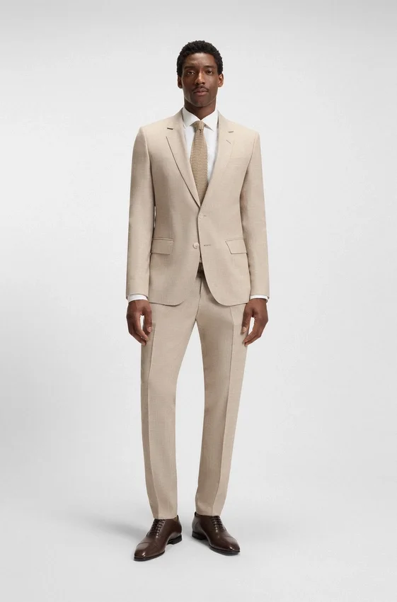 BECKHAM x BOSS regular-fit-shirt in linen BECKHAM x BOSS regular-fit-shirt in linen