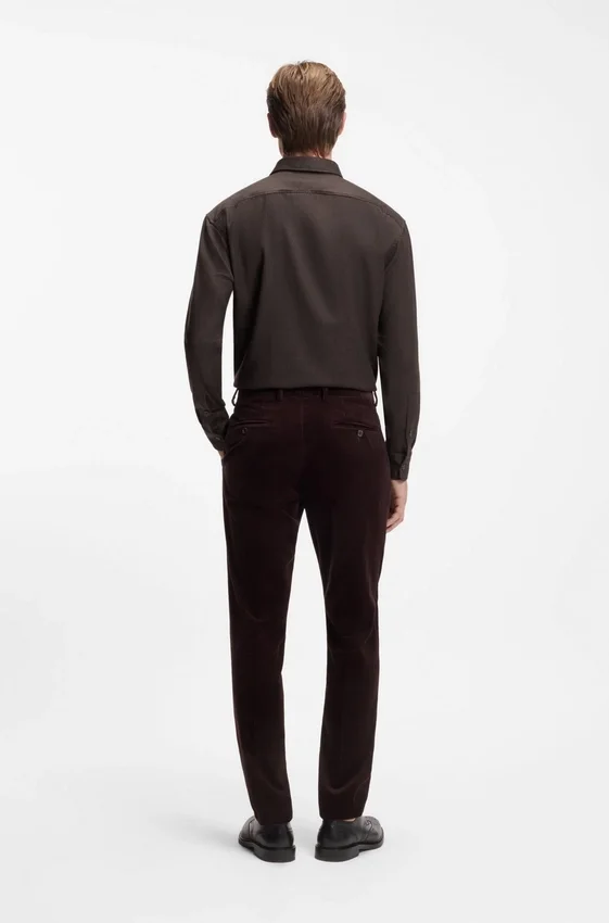 BECKHAM x BOSS relaxed-fit shirt in virgin wool BECKHAM x BOSS relaxed-fit shirt in virgin wool