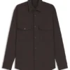 BECKHAM x BOSS relaxed-fit shirt in virgin wool BECKHAM x BOSS relaxed-fit shirt in virgin wool