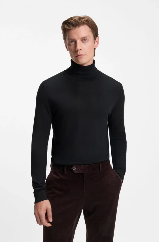 BECKHAM x BOSS rollneck sweater in cashmere BECKHAM x BOSS rollneck sweater in cashmere