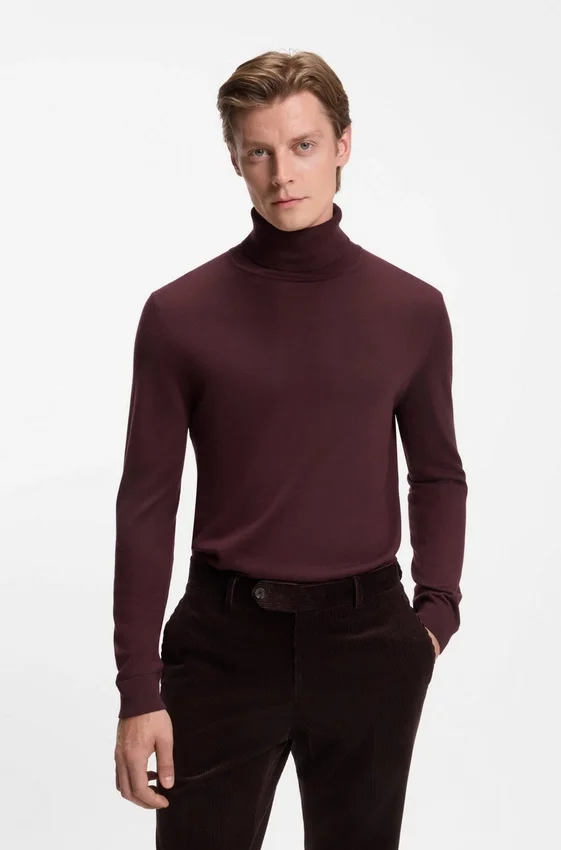 BECKHAM x BOSS rollneck sweater in cashmere BECKHAM x BOSS rollneck sweater in cashmere