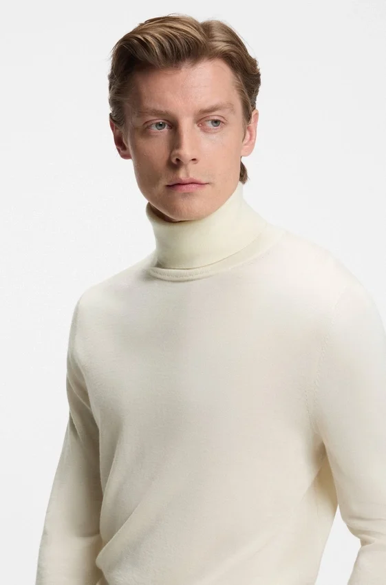 BECKHAM x BOSS rollneck sweater in cashmere BECKHAM x BOSS rollneck sweater in cashmere
