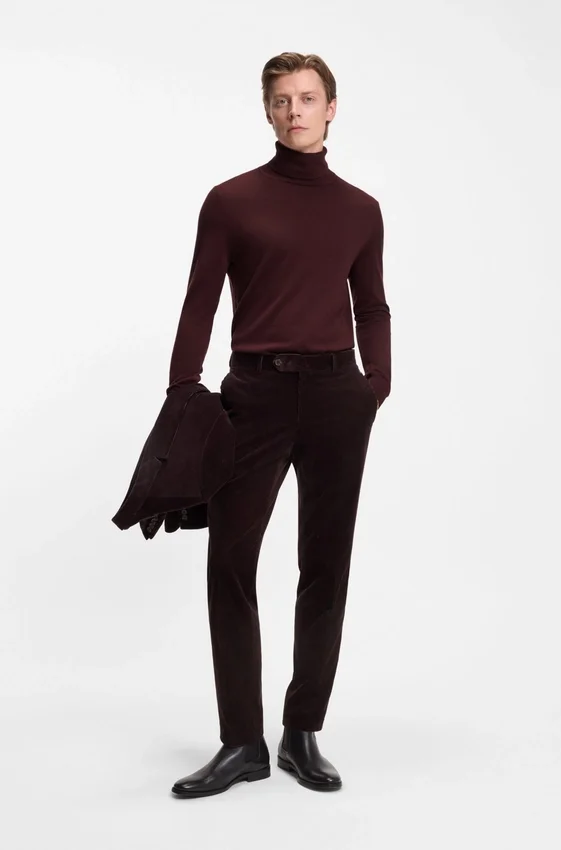 BECKHAM x BOSS rollneck sweater in cashmere BECKHAM x BOSS rollneck sweater in cashmere