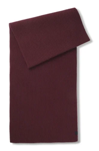 BECKHAM x BOSS scarf in virgin wool and cashmere
